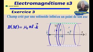 Champ magnétique créé par une solénoïde infinie en un point de son axe [upl. by Suzie551]