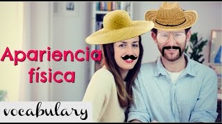 Vocabulario PHYSICAL APPEARANCE  Clase de inglés  apariencia física [upl. by Roxanna]