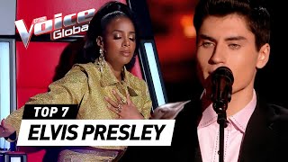 Elvis is BACK Mindblowing ELVIS PRESLEY covers on The Voice [upl. by Okoyik]