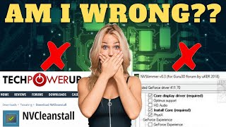 Nvcleanstall or Nvslimmer  Which is the best way to install Nvidia drivers [upl. by Ecineg65]