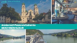 Passau amp Erste Schritte Nicko Vision Donau Kreuzfahrt  Vlog 1 [upl. by Acillegna648]