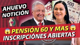 ☘️❤️Nueva Pensión 60 y Más Inscríbete ¡¡Yaaa Requisitos 🤑💸 E Información Aquí •SOLO DISCAPACITADOS [upl. by Blader]