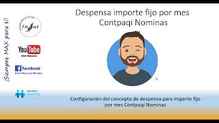 Despensa importe fijo por mes Contpaqi Nominas [upl. by Yevoc]