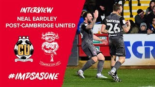 🎥 Post Match  Neal Eardley Post Cambridge United [upl. by Onidranreb]