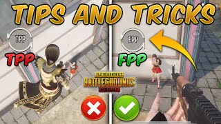 Top 10 Close Range Tips And Tricks PUBG MOBILE FPP Switch GuideTutorial From NOOB TO PRO [upl. by Sel693]