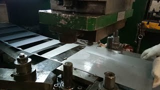 Sheet Metal Blanking Process no 0059 [upl. by Wayne]