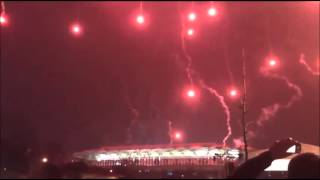 Amazing Pyro Action  Fenerbahce vs BATE Borisov  21022013  Europa League  Ultras Pyroshow [upl. by Eimarej]