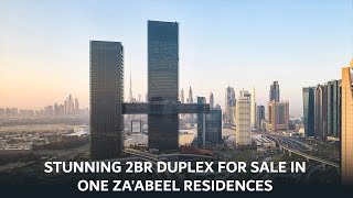 Stunning 2BR Duplex for Sale in One Zaabeel Residences  AED 135M  Luxury Living in Dubai [upl. by Emelen599]