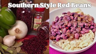 Cook SouthernStyle Red Beans and Rice The BEST Recipe [upl. by Mosora]