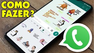 COMO FAZER FIGURINHAS PARA WHATSAPP RÁPIDO E PRÁTICO 👽🔥 [upl. by Sothena]