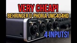 Behringer UPhoria UMC404HD REVIEW  TEST [upl. by Adnar]