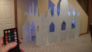 Simple Plywood Elsas Ice Castle for Kids [upl. by Critchfield225]