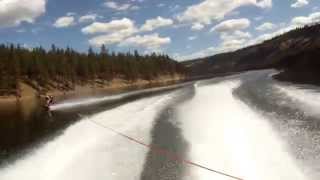 Wakeboarding behind a Yamaha Exciter 220 [upl. by Marquet]