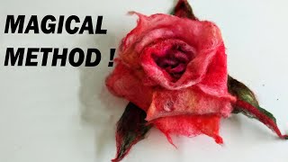 Secrets to Sculpting a Stunning WetFelted Rose [upl. by Matrona]