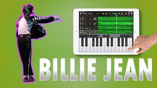 Michael Jackson  Billie Jean Mashup on iOS Garageband [upl. by Dnalwor]