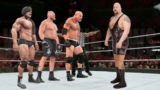 Big Show vs Brock Lesnar Dara Singh Goldberg Raw Match [upl. by Twedy]