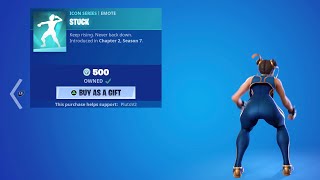 NEW Fortnite Stuck Emote [upl. by Barny601]