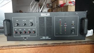 AHUJA UBA800 POWER AMPLIFIER UNBOXING amp REVIEW [upl. by Sedgewick]