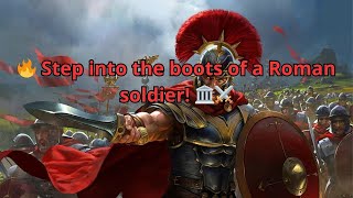 🔥 Step into the boots of a Roman soldier 🏛️⚔️ [upl. by Sephira906]