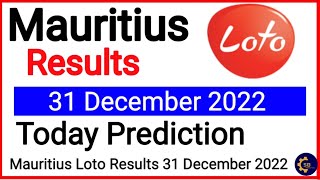 Mauritius Loto result 31 December 2022  samedi 31 December loto Mauritius result 2022 [upl. by Eronaele]