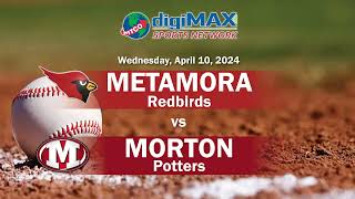 20232024 Redbird Replay Baseball Metamora vs Morton  April 10 2024 [upl. by Vivl670]