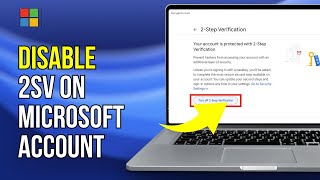 How to Turn Off TwoStep Verification on Microsoft Account [upl. by Ainniz16]