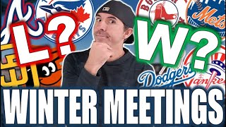 Winners amp Losers From The 2024 MLB Winter Meetings [upl. by Enneira216]