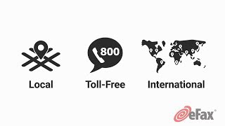 Get a Fax Number with eFax  Local TollFree or International Fax Numbers [upl. by Lajes689]