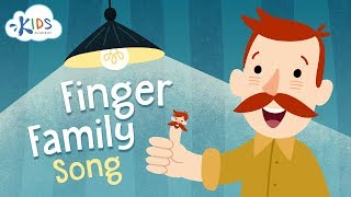 Finger Family Song  Children Song with Lyrics  Nursery Rhymes  Kids Academy [upl. by Grew]