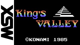 MSX Kings Valley 1985 Longplay [upl. by Michon]