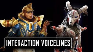 ALL Revenant Interaction Voice Lines Season 5  7 in Apex Legends [upl. by Bauer]