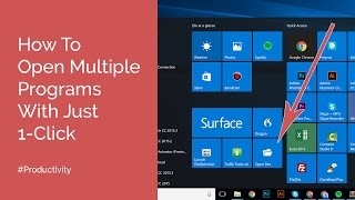 EASY Way To Open Multiple Programs With 1Click [upl. by Akema]