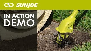 24VTLRLTE  Sun Joe 24Volt Cordless Garden Tiller  Cultivator  Live Demo [upl. by Silvers]