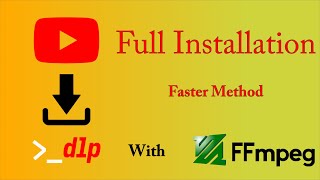 Full installation of YTDLP in a Faster way 2023 [upl. by Garfinkel]