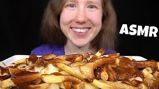 ASMR CHEESY POUTINE MUKBANG No Talking EATING SOUNDS [upl. by Amabelle]