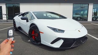 2018 Lamborghini Huracán Performante Start Up Exhaust Walkaround and Review [upl. by Loriner]