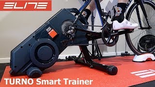 ELITE Turno Smart Fluid Trainer Unboxing Build Ride Details [upl. by Kelda33]