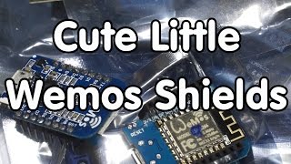 106 Wemos ESP8266 Mini Shields Concept Test and Recommendations Including Wemos Mini Pro [upl. by Ailen812]