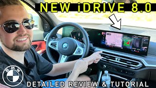 New BMW iDrive 8 Infotainment System  Detailed Review amp Tutorial [upl. by Ekalb26]