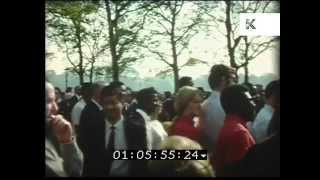 1960s Colour London Home Movie Footage Speakers Corner [upl. by Atterrol639]