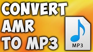 How to Convert AMR TO MP3 Online  Best AMR TO MP3 Converter BEGINNERS TUTORIAL [upl. by Shiroma]