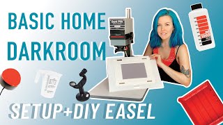 Basic Home Darkroom Setup  DIY Printing Easel Tutorial [upl. by Grace]