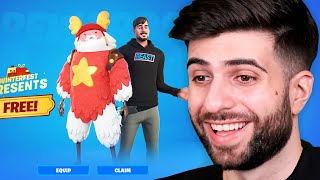 Fortnites WINTERFEST Update FREE SKINS [upl. by Eynahpets]