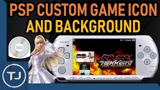 Create Custom Icon amp Background Images For PSP Games [upl. by Aillij]