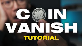 Coin VANISH that ANYONE Can Do EASY – French Drop Magic TUTORIAL [upl. by Garson673]