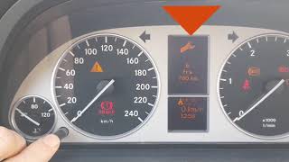 How to reset service inspection on Mercedes Benz W245 BClass [upl. by Ahsitnauq]