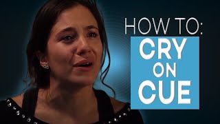 HOW TO CRY ON CUE  ACTING TIPS WITH ELIANA GHEN [upl. by Asiruam]