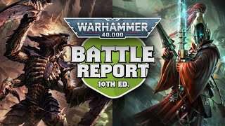 Tyranids vs Aeldari Warhammer 40k 10th Edition Battle Report Ep 70 [upl. by Lorain673]