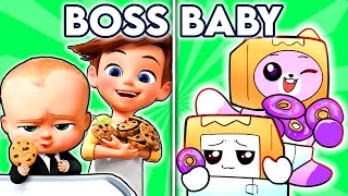 COMPARISON BOSS BABY vs BABY LANKYBOX HILARIOUS SPLIT SCREEN ANIMATION amp MORE [upl. by Olshausen]