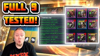 RATHALOS FULL 9 PIECE SET TESTED Raid Shadow Legends [upl. by Toll350]